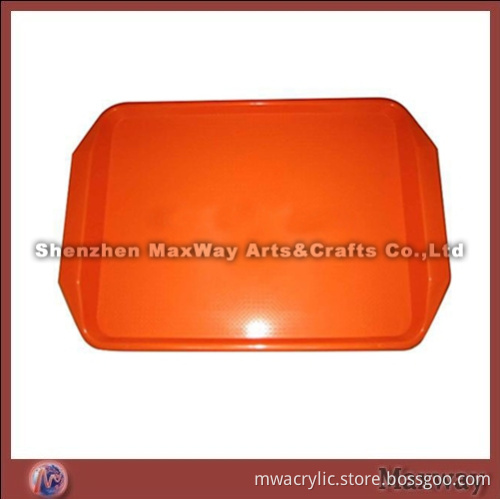 Orange Perspex Fruit Tray